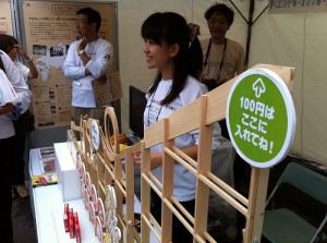 ピタゴラスイッチみたいな、楽しみながら寄付
