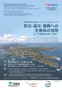 国連世界防災会議パブリックフォーラムチラシ
