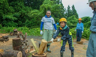 鶴岡市三瀬地区　木質バイオマスで地域のエネルギーを自給自足